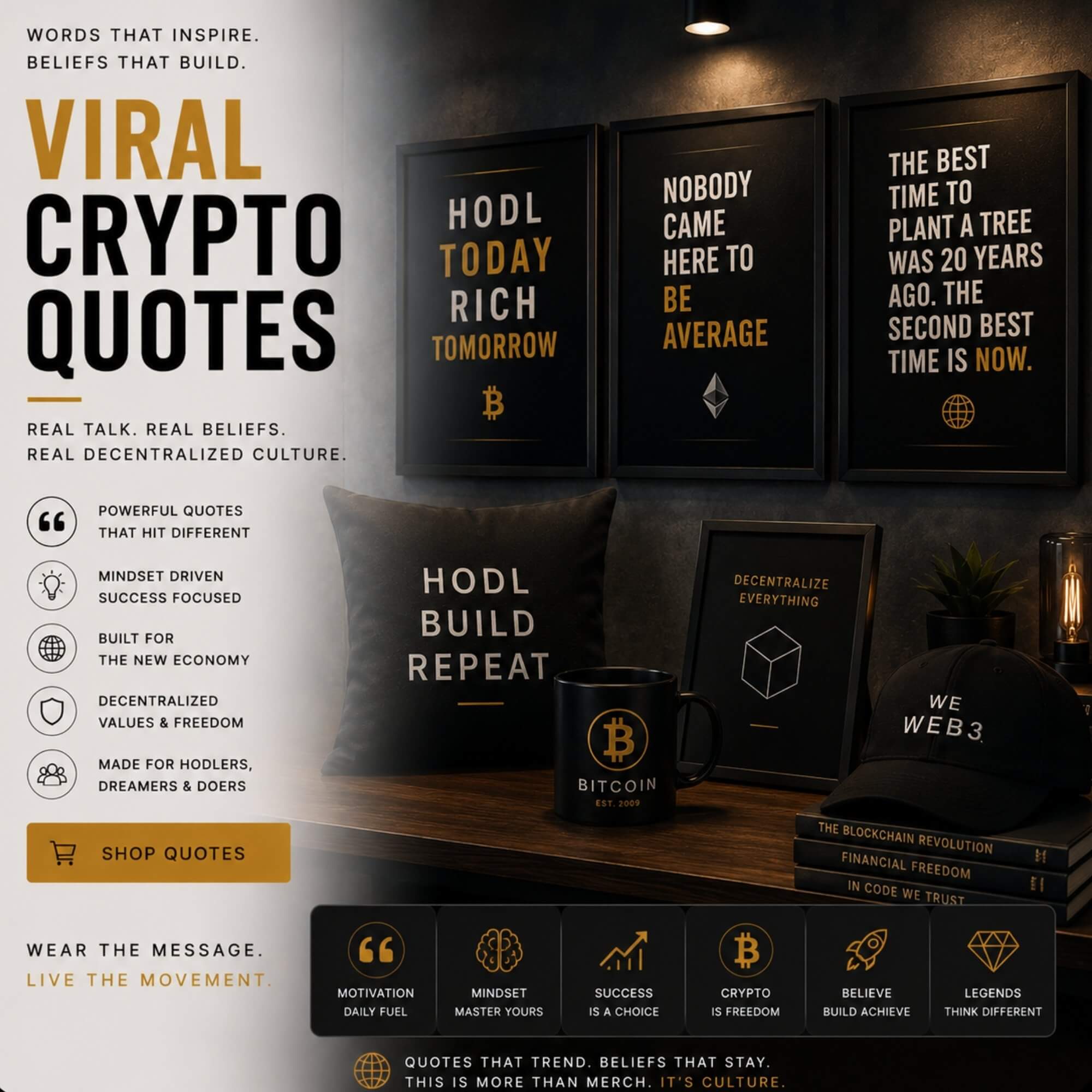 Viral Crypto Quotes – Funny Bitcoin Shirts & Motivational Crypto ...