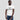 Bitcoin blockchain tee — Accepting Bitcoin, front view on model showing fit