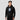 Argentina Bitcoin Black — Bitcoin streetwear pullover, rear flat lay view