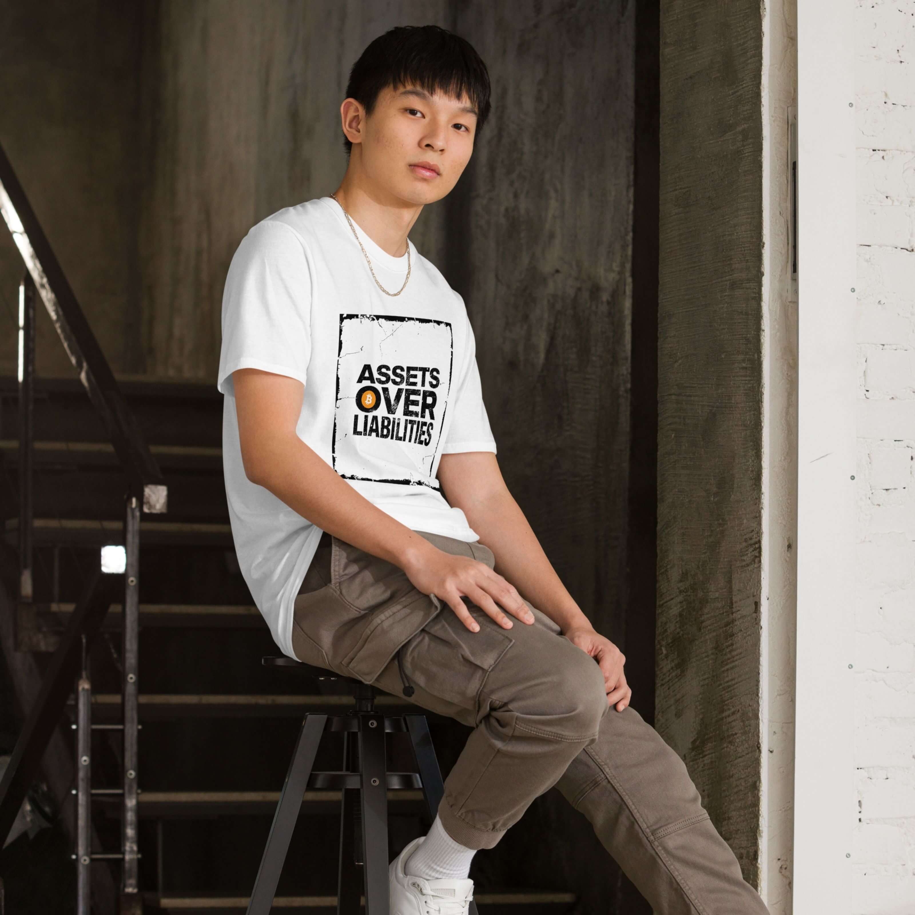 Investor mindset crypto tshirt streetwear style