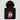 Bitcoin blockchain hoodie — Austria Bitcoin Black, hood and drawstring detail close-up