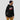 Model wearing the black Built for Speed Hoodie, showing the relaxed unisex fit