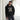 Model wearing the black No Gas Just Speed Hoodie, showing the relaxed unisex fit