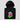 Azerbaijan Bitcoin Black Bitcoin crypto hoodie — detail shot of fleece fabric and stitching