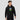 Azerbaijan Bitcoin Black premium Bitcoin hoodie — angled view showing hood and kangaroo pocket