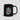 Bitcoin Bangladesh Mug front view — Bangladesh flag and orange Bitcoin symbol on a black ceramic cup