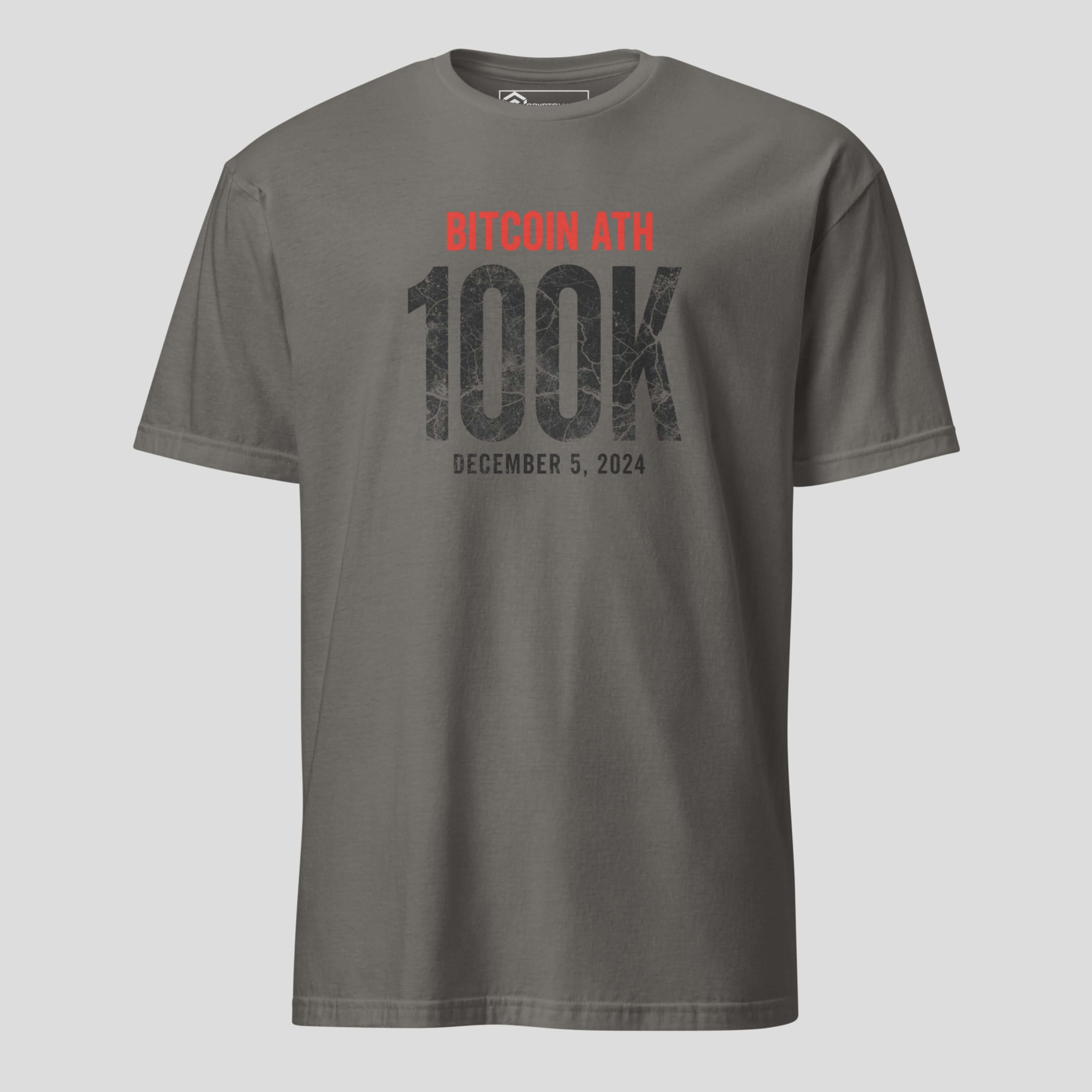Bitcoin ATH 100k shirt for holders and traders