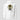Atlas of Bitcoin Hoodie in white, flat front view: mythological illustration in gold, black and cream