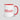 Bitcoin Austria Wordmark Mug, white ceramic with a red handle and red-white-red bitcoin lettering