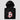 Bitcoin blockchain hoodie — Bitcoin Denmark Flag, hood and drawstring detail close-up