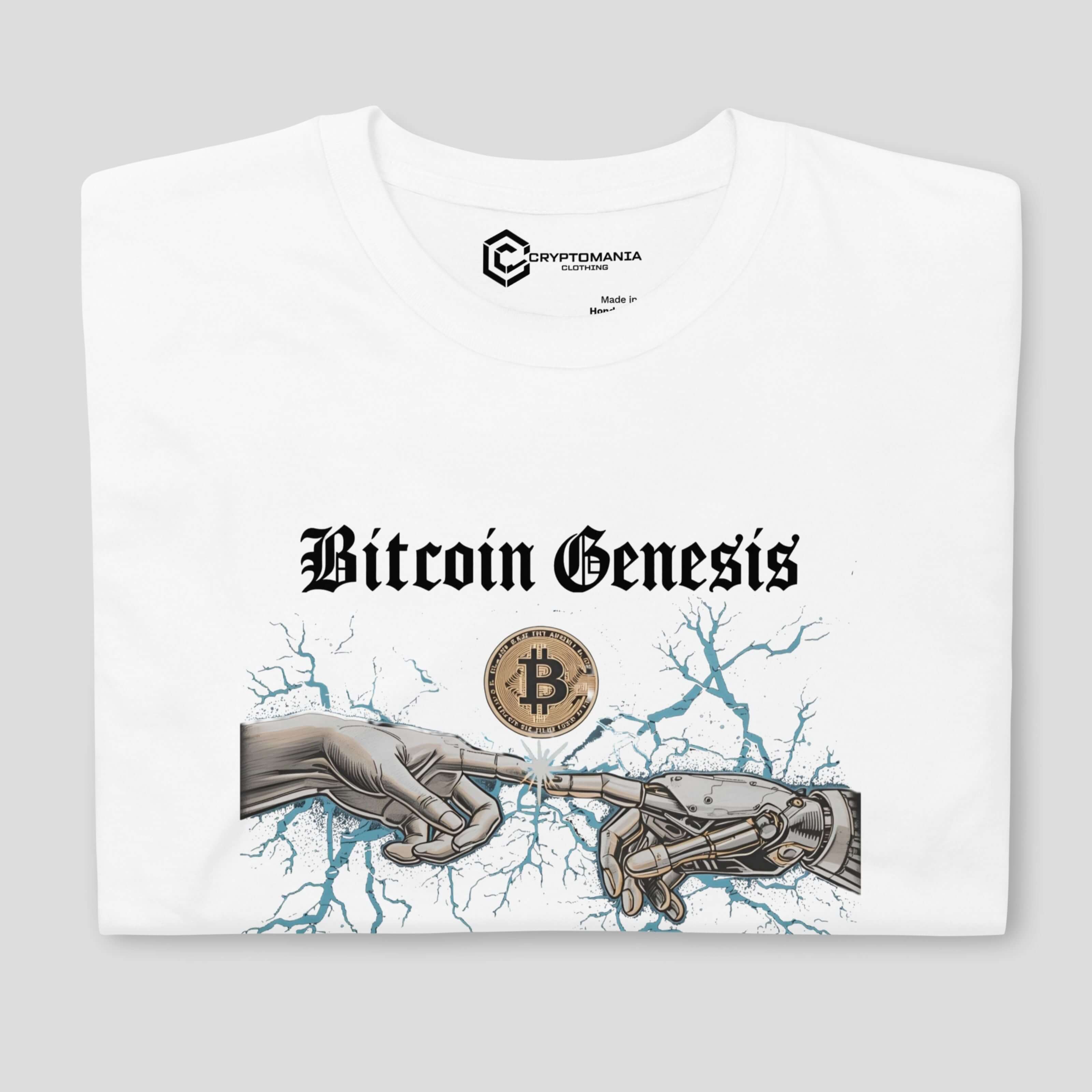 Bitcoin art tee for crypto holders