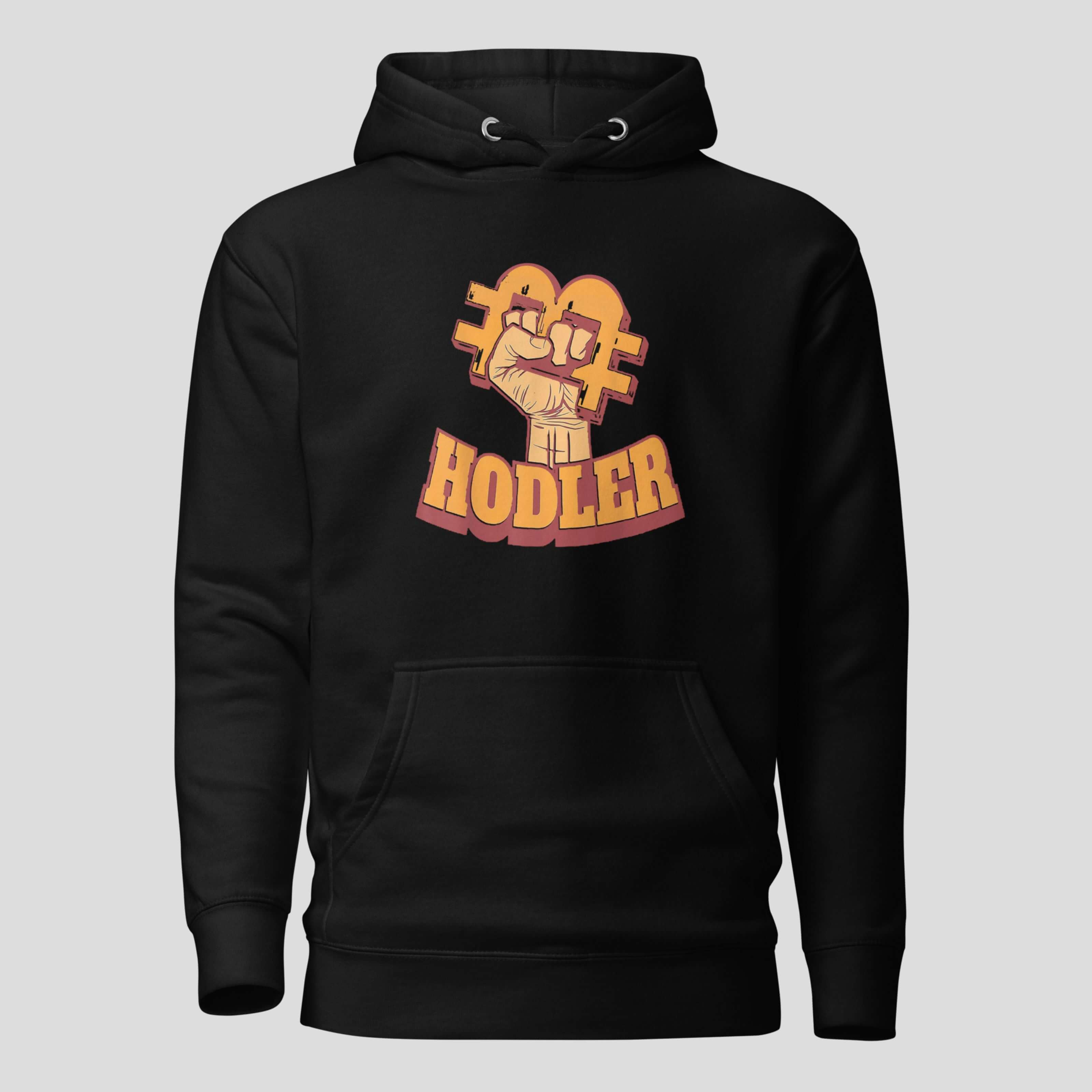 Bitcoin hodler crypto hoodie black streetwear
