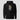 Bitcoin blockchain hoodie — In Satoshi We Trust, front view on model showing fit