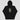 In Satoshi We Trust — Bitcoin streetwear pullover, rear flat lay view