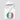 Folded white Bitcoin Italy Flag Coin Hoodie with a close-up of the chest print