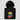 Bitcoin blockchain hoodie — Bitcoin Lithuania Flag, hood and drawstring detail close-up