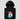 Bitcoin Luxembourg Flag — Bitcoin streetwear hoodie, ribbed cuff and hem detail shot