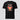 Bitcoin blockchain tee — Bitcoin To The Moon UFO, front view on model showing fit