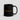 Minimalist Bitcoin ceramic Bitcoin mug — front view showing print detail and construction