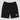 Black and white Bitcoin athletic shorts for men, front product shot showing the Bitcoin crypto print