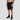 Bitcoin crypto shorts shown on a model at the gym, black and white colourway lifestyle view