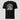 Bitcoin blockchain tee — Bitcoin Satoshi Nakamoto, front view on model showing fit
