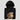 Folded black Spartan HODL Charge Hoodie with a close-up of the chest print