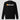 Bitcoin (BTC) Name Premium Sweatshirt (black) Bitcoin crypto crewneck — front flat lay showing full graphic
