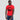Bitcoin Revolution Red Bitcoin tshirt — lifestyle wear shot showing street style