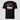 Bitcoin blockchain tee — Bitcoin Revolution Crowd, front view on model showing fit