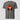 Bitcoin blockchain tee — Bitcoin Signal, front view on model showing fit