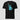 Bitcoin blockchain tee — Bitcoin Liberty, front view on model showing fit
