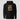The Walking Hodler Hoodie in black, flat front view: horror-comic zombie artwork in green and orange