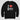 Bitcoin blockchain crewneck — I Love BTC Sweatshirt for Bitcoiners - Bold Crypto, back view showing construction