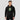 Brazil Bitcoin Black — Bitcoin streetwear pullover, rear flat lay view