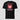 Bitcoin blockchain tee — BTC Is My Valentine, front view on model showing fit