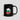 Bitcoin Bulgaria Mug front view — Bulgaria flag and orange Bitcoin symbol on a black ceramic cup