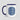 Cardano trading desk mug — Cardano ADA Pattern, angled view showing full construction