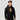 Bitcoin blockchain hoodie — Catalonia Bitcoin Black, back view showing full construction