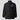 Chainlink-inspired black windbreaker, front view on plain background