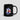 Bitcoin Costa Rica Flag Mug — black glossy ceramic coffee cup with the Costa Rica flag and BTC mark, front view