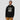 Model wearing the black Financially Broke But Totally Bullish Hoodie, showing the relaxed unisex fit