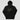 In Volatility We Trust premium Crypto hoodie — angled view showing hood and kangaroo pocket