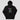 Crypto blockchain hoodie — Rug Puller Crypto, back view showing full construction