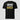 Bitcoin blockchain tee — Crypto Is The New Gold, front view on model showing fit