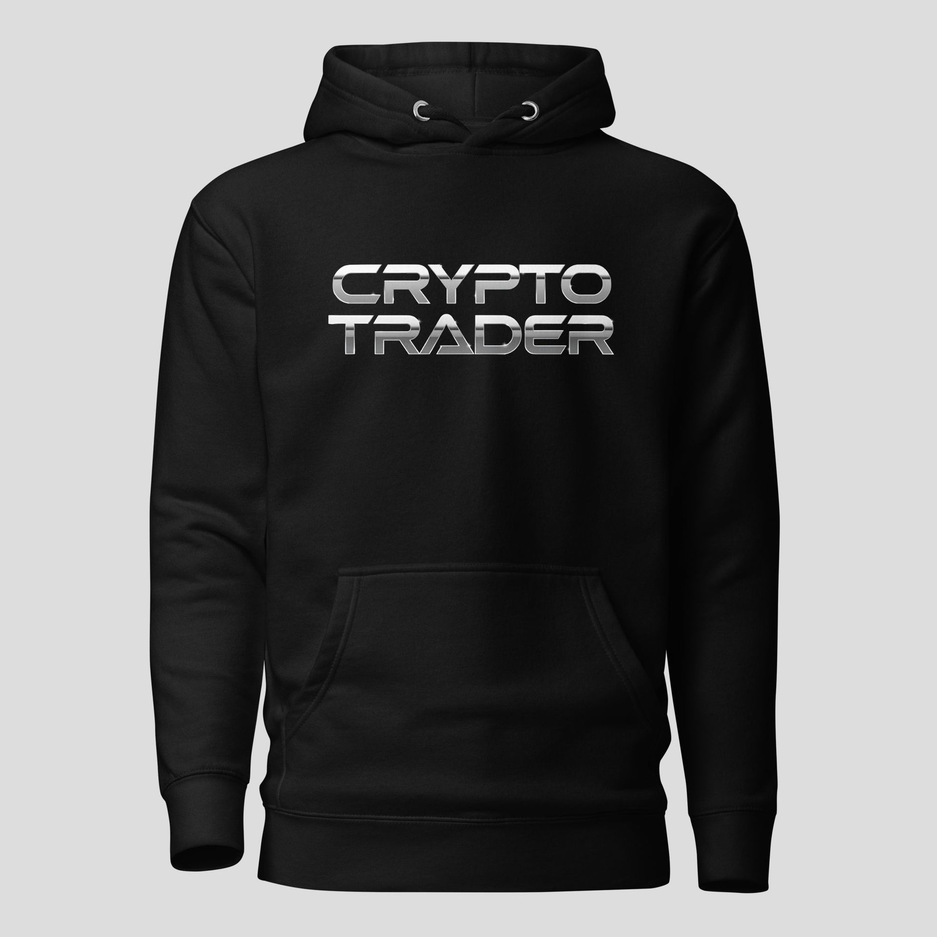 Crypto Trader Hoodie - Clean Bitcoin Trading Streetwear featuring premium Bitcoin-inspired hoodie styling for crypto culture, view 1