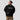 Bitcoin blockchain hoodie — Crypto Trader, hood and drawstring detail close-up
