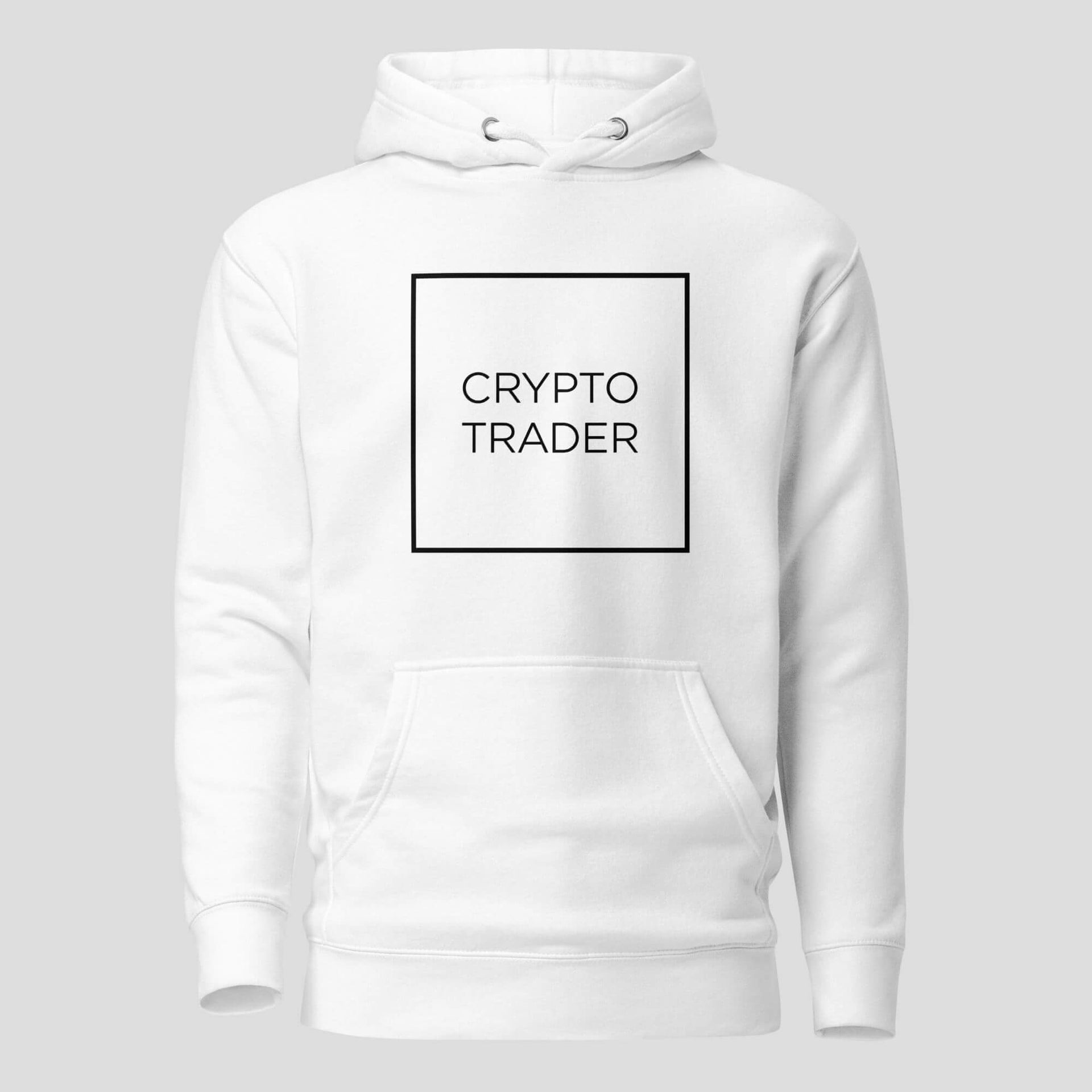 Minimal Crypto Trader Hoodie - Clean Bitcoin Investor Apparel featuring premium Bitcoin-inspired hoodie styling for crypto culture, view 1