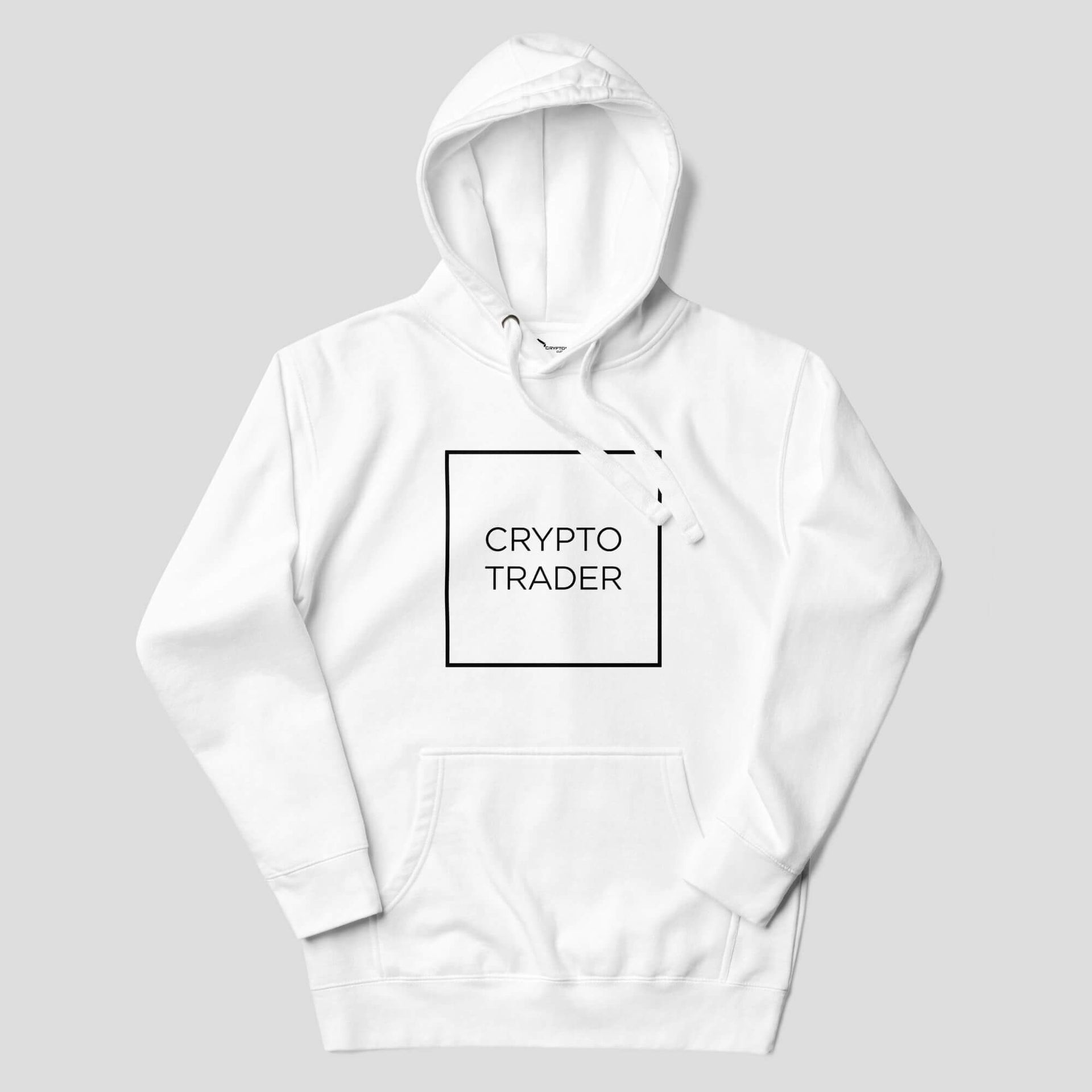 Minimal Crypto Trader Hoodie - Clean Bitcoin Investor Apparel featuring premium Bitcoin-inspired hoodie styling for crypto culture, view 2