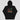 Crypto blockchain hoodie — Buy The Fear Trade The Greed, back view showing full construction